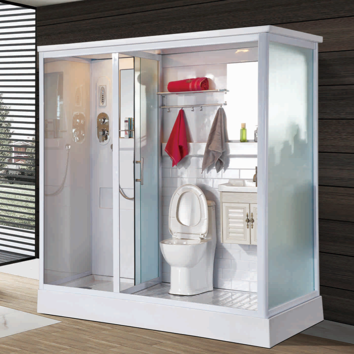 Glamping toilet and clearance shower