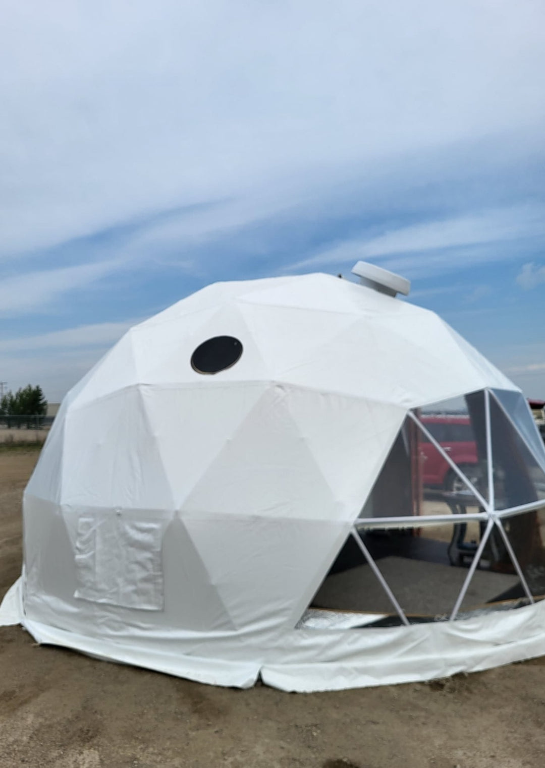 16.4 ft (5m) Geodesic Dome Tent with accessories