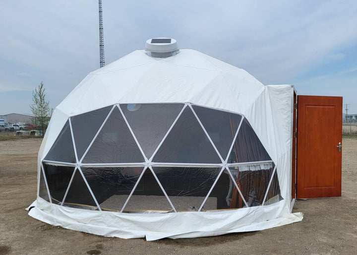Solar Power Air Circulation Fan - Glamping Dome Store