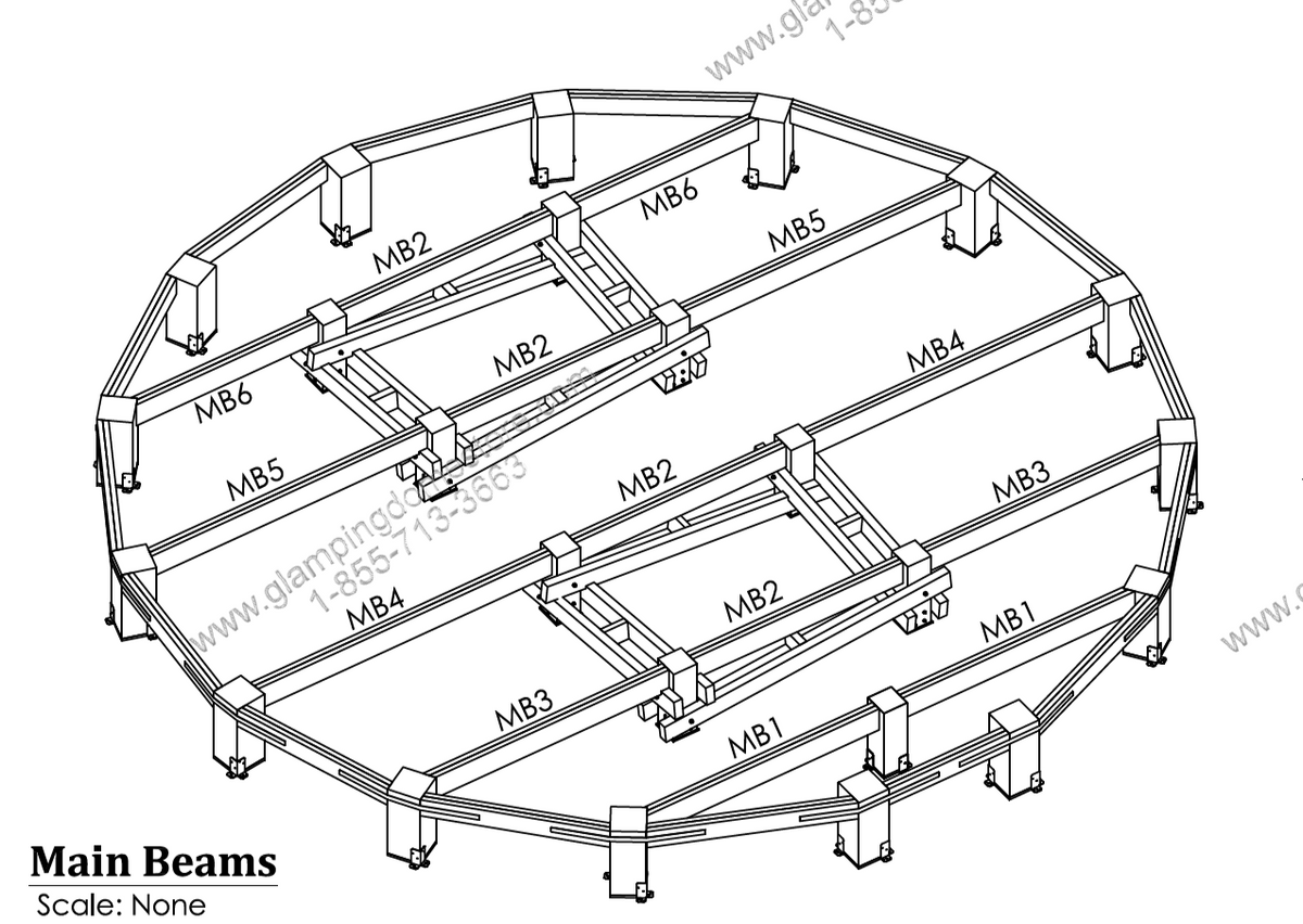 Dome Timber Deck Construction Guide – Glamping Dome Store
