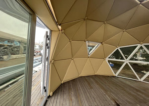dome tent with deco panels