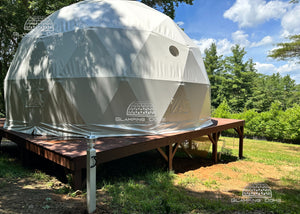 Geodesic Dome Tent - 29.5 ft (9 m) - Glamping Dome Store