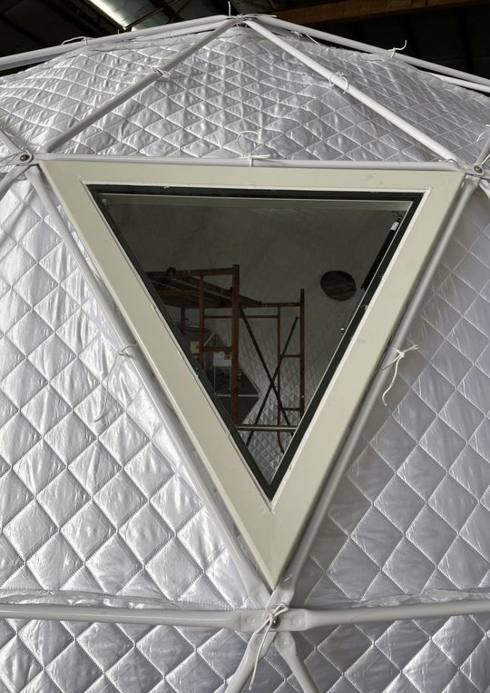 Fixed Triangle Windows | Glass Window Triangular | Glamping Dome Store