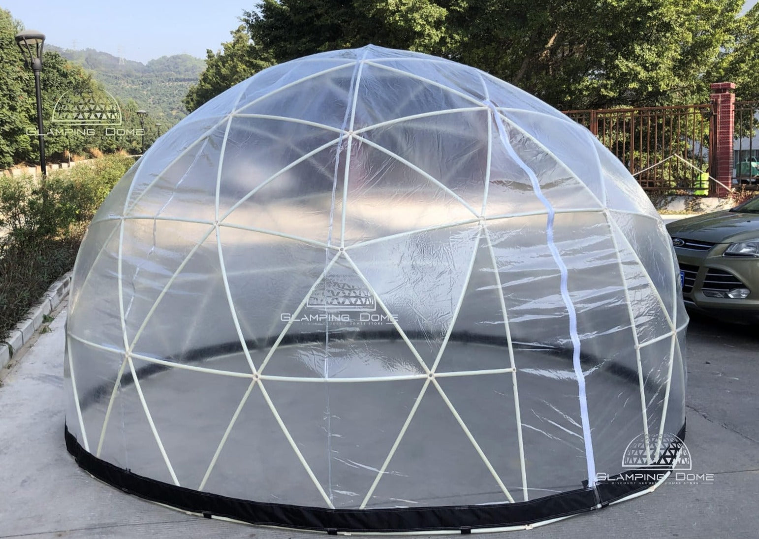 Plastic Frame Geodesic Dome Tent Glamping Dome Store