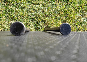 1" steel pegs for glamping dome