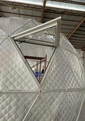 triangular window for dome tent