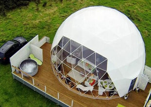 Extended Panoramic Window - Glamping Dome Store