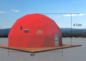 3d design of the dome tent