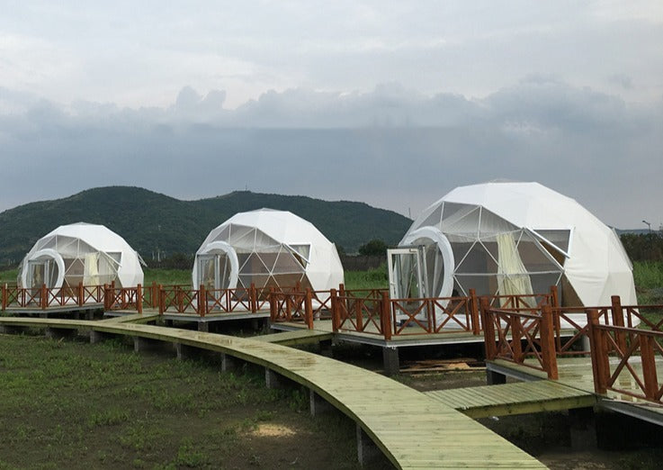Extended Panoramic Window - Glamping Dome Store