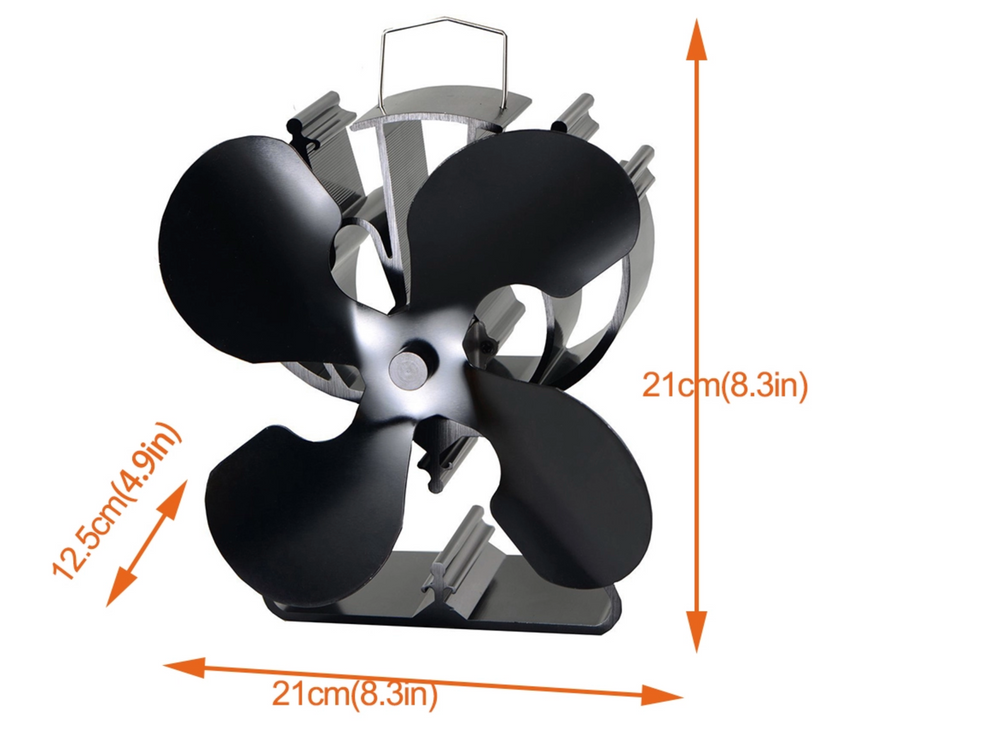 Eco Friendly Heat Powered Stove Fan - Glamping Dome Store