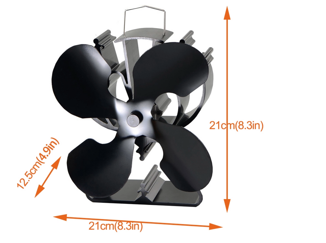 Eco Friendly Heat Powered Stove Fan - Glamping Dome Store