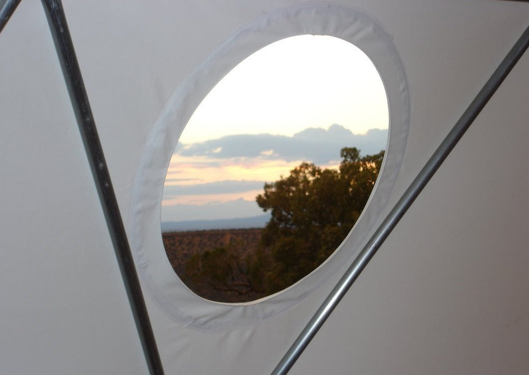 Clear PVC window, no-open - Glamping Dome Store
